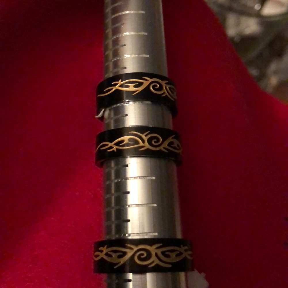New Men’s Wedding Ring tribal 11.5,14.5 12.5
